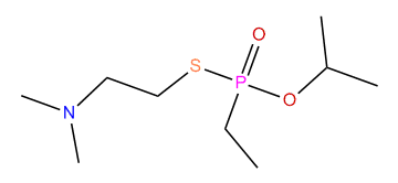 O-Isopropyl S-2-dimethylaminoethyl ethylphosphonothiolate